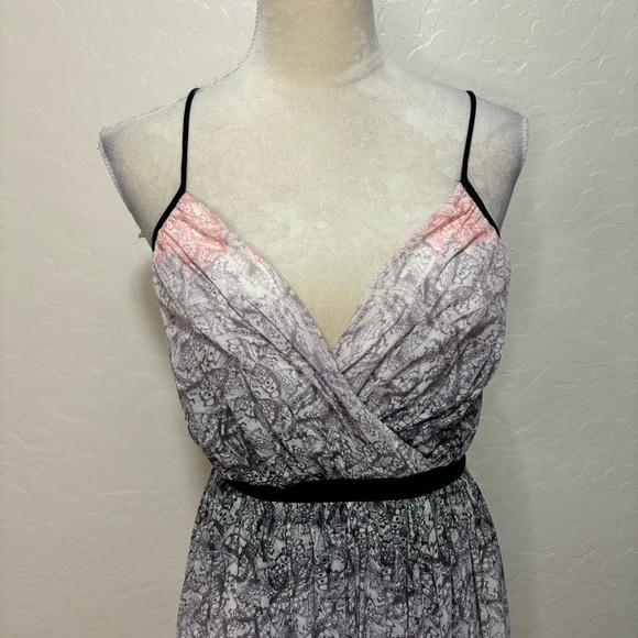 Badgley Mischka Twirling Butterfly Ombré Formal Maxi Dress Fairycore Whimsical 0 - Picture 3 of 15